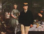 Edouard Manet The Luncheon in the Studio china oil painting artist